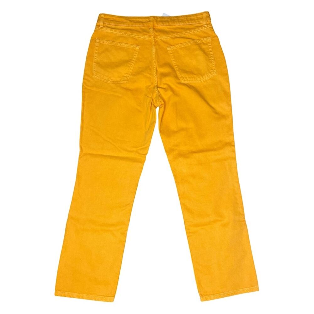 Topshop High Waist Dad Jeans Orange Women’s Sz 10 - Picture 5 of 7